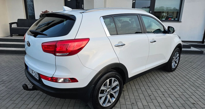 Kia Sportage cena 53999 przebieg: 139540, rok produkcji 2015 z Poddębice małe 254
